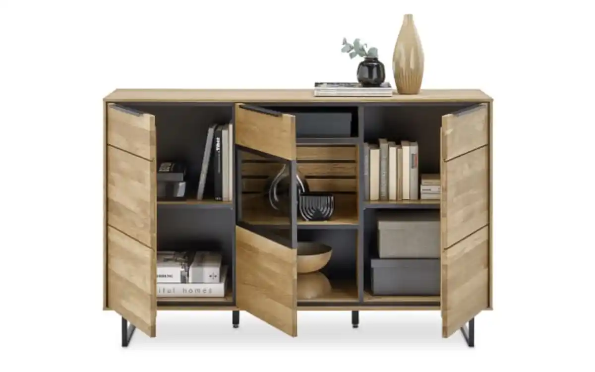 Bild 3 von Set One - Sideboard Jackson, Eiche teilmassiv, inkl. LED-Beleuchtung