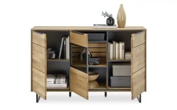 Bild 3 von Set One - Sideboard Jackson, Eiche teilmassiv, inkl. LED-Beleuchtung