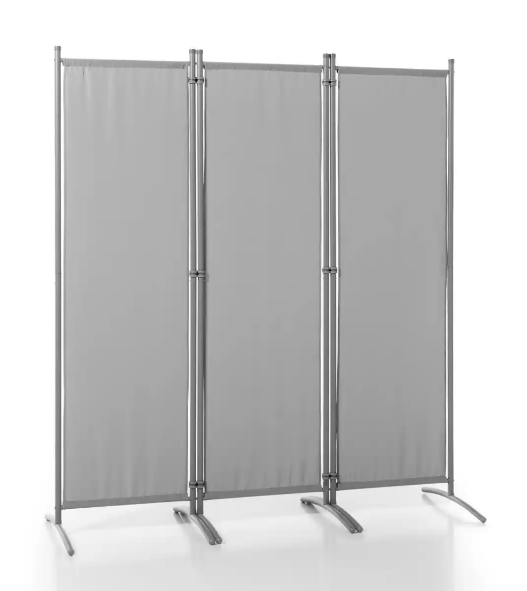 Bild 1 von Stellwand Paravent 3tlg. aus Polyester, ca. 260 x 170 cm - Hellgrau