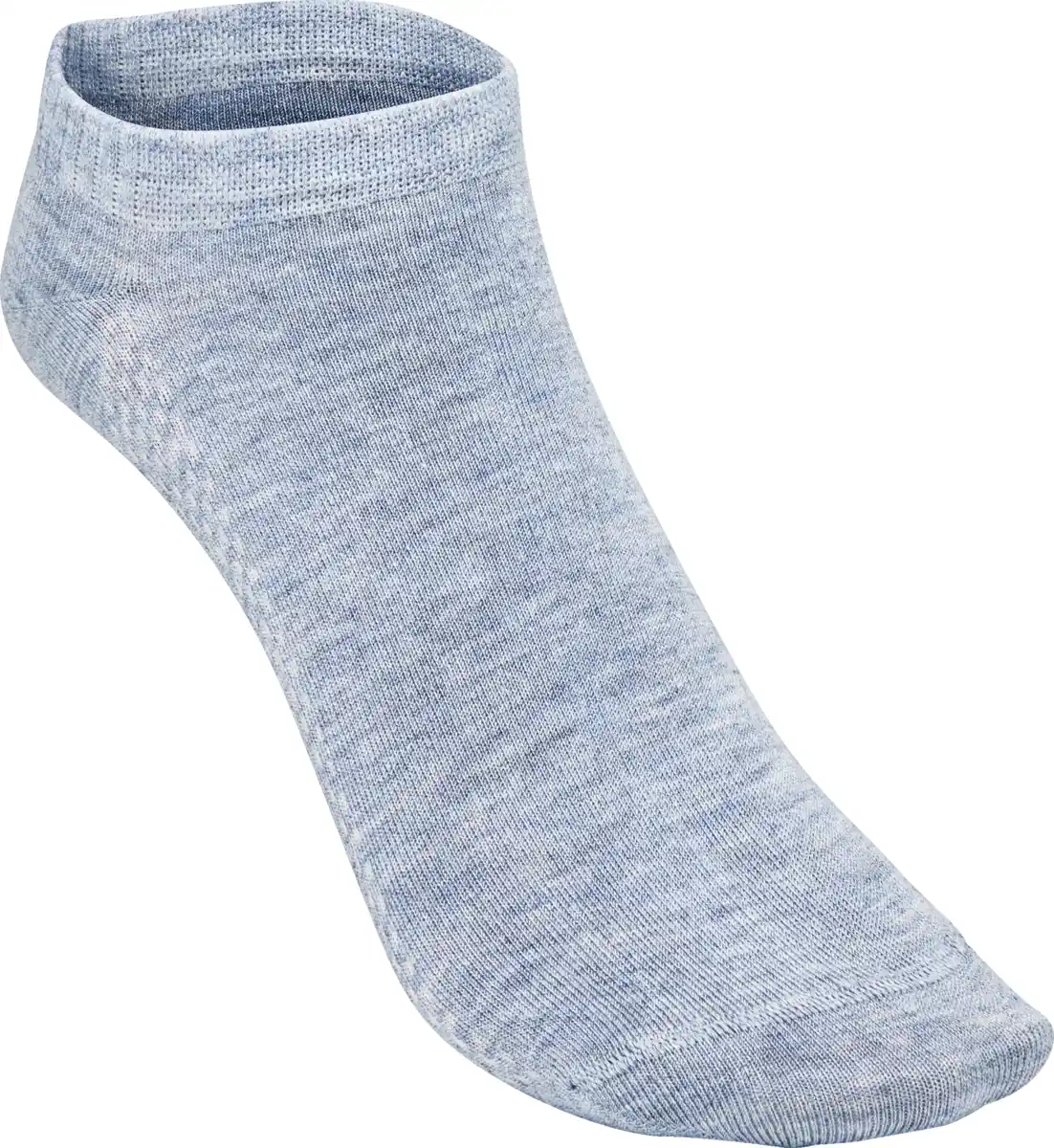 Bild 2 von IDEENWELT 2er Set Bambus Sneakersocken weiß/blau Gr. 39/42
