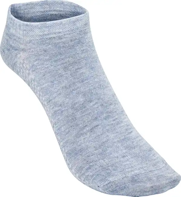 Bild 2 von IDEENWELT 2er Set Bambus Sneakersocken weiß/blau Gr. 39/42