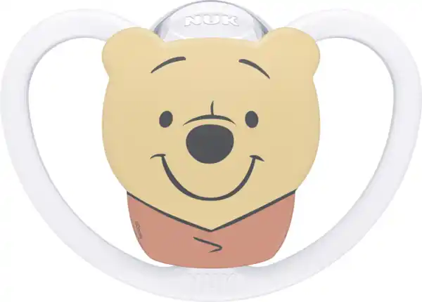 Bild 4 von NUK Disney Winnie Puuh Perfect Match Air Silikon-Schnuller, 6-18 Monate