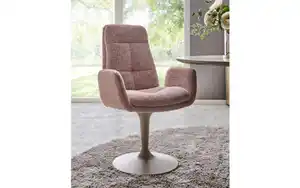 Mondo - Schalen-Sessel Virello, rose/beige