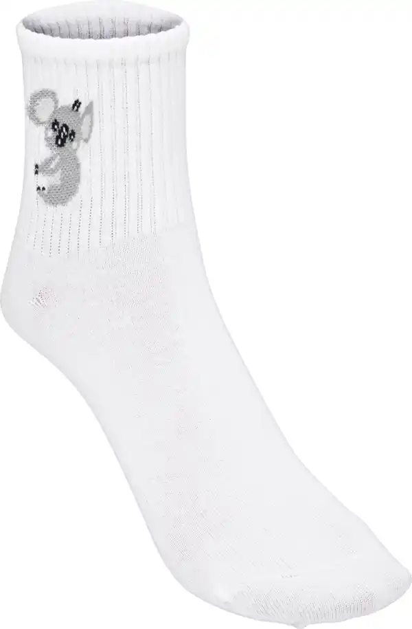 Bild 2 von under2wear 2er Pack Kurzschaftsocke OCS weiß Teddy 35/38