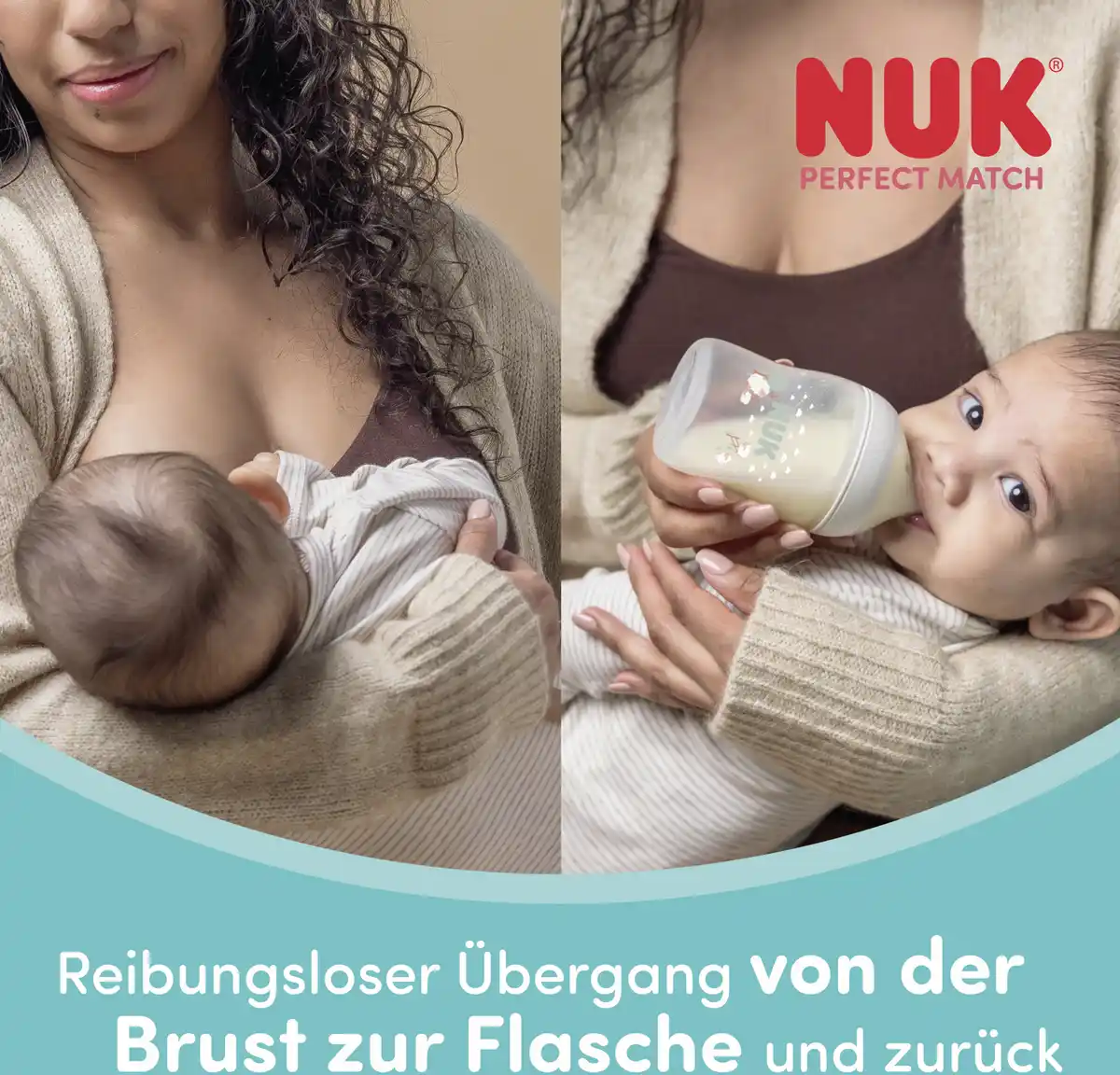 Bild 4 von NUK Perfect Match Glasbabyflasche, 0 Monate+