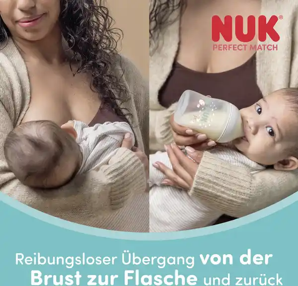 Bild 4 von NUK Perfect Match Glasbabyflasche, 0 Monate+
