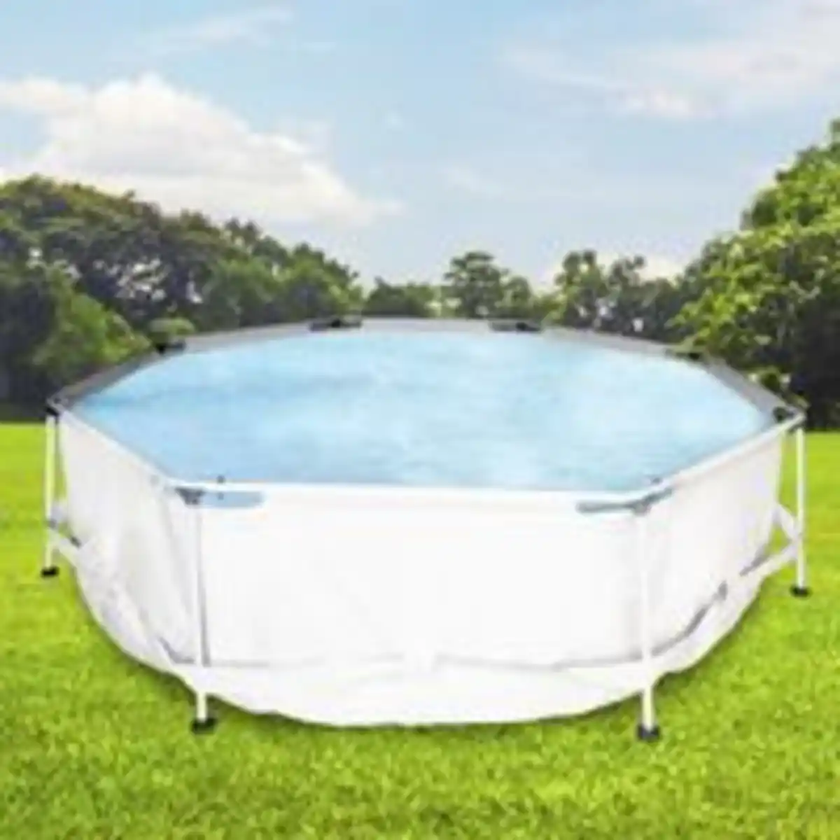 Bild 2 von Stahlrahmen-Pool rund mit Filterpumpe, ca. 305 x 76 cm