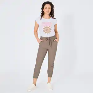 Damen-Caprihose mit Gürtel