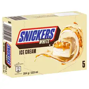 MARS Snickers Eisriegel, Weiß 204 g