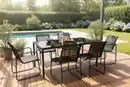 Bild 2 von Dining-Set SANTINO 7tlg. Sitzgruppe - Schwarz