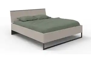 wimex - Futonbett Witten, grau, 180 x 200 cm