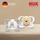 Bild 1 von NUK Disney Winnie Puuh Perfect Match Air Silikon-Schnuller, 0-6 Monate
