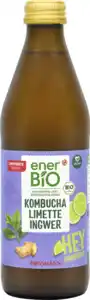 enerBiO Kombucha Limette Ingwer, 330 ml