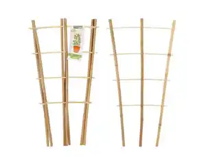 Pflanzenstütze Bambus, 46 x 24 cm, 3 Stück