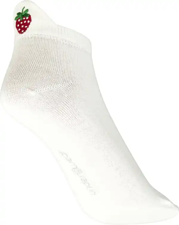 Bild 2 von under2wear 2er Sneaker mit Stickerei Erdbeere offwhite 39/42