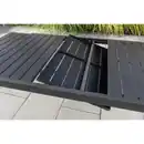 Bild 4 von Ausziehbarer Gartentisch aus Aluminium "GENUA 2.0" - Schwarz