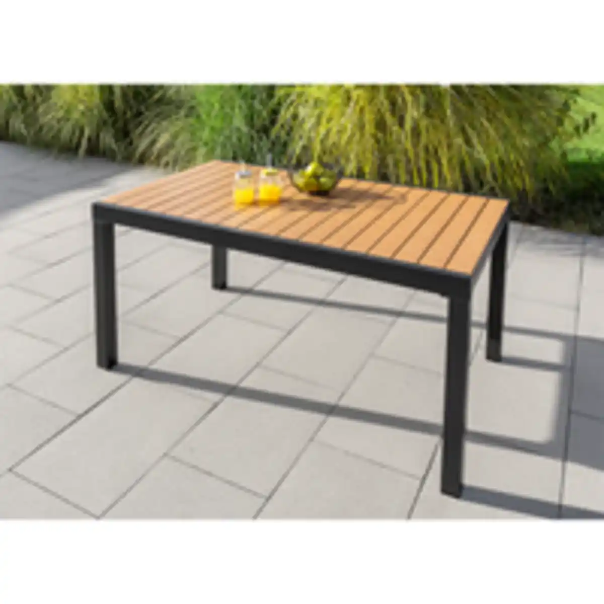 Bild 2 von Ausziehbarer Gartentisch aus Aluminium "GENUA 2.0" - Braun