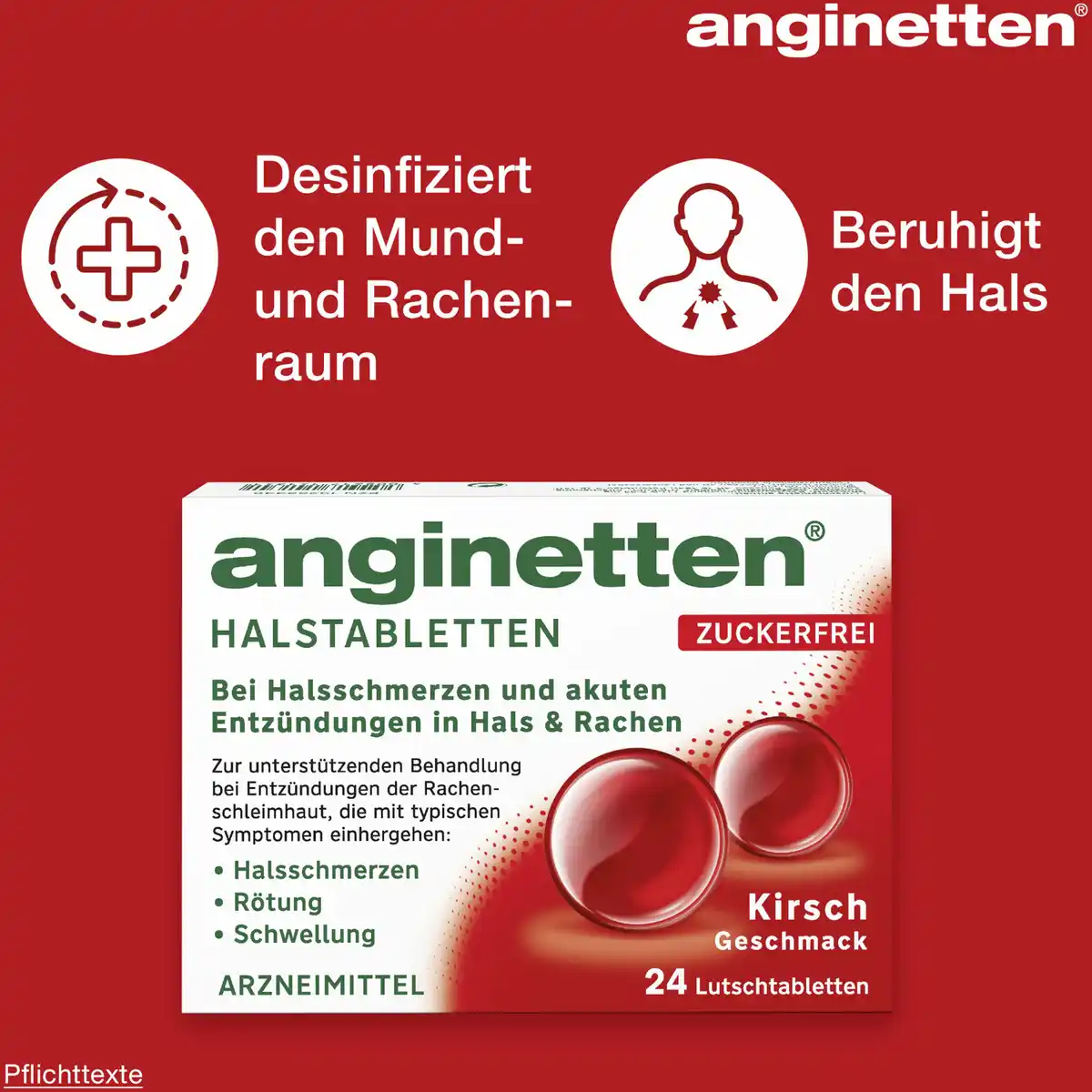 Bild 4 von anginetten Halstabletten mit Kirschgeschmack