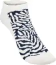 Bild 3 von IDEENWELT 2er Set Bambus Sneakersocken beige/blau Gr. 35/38