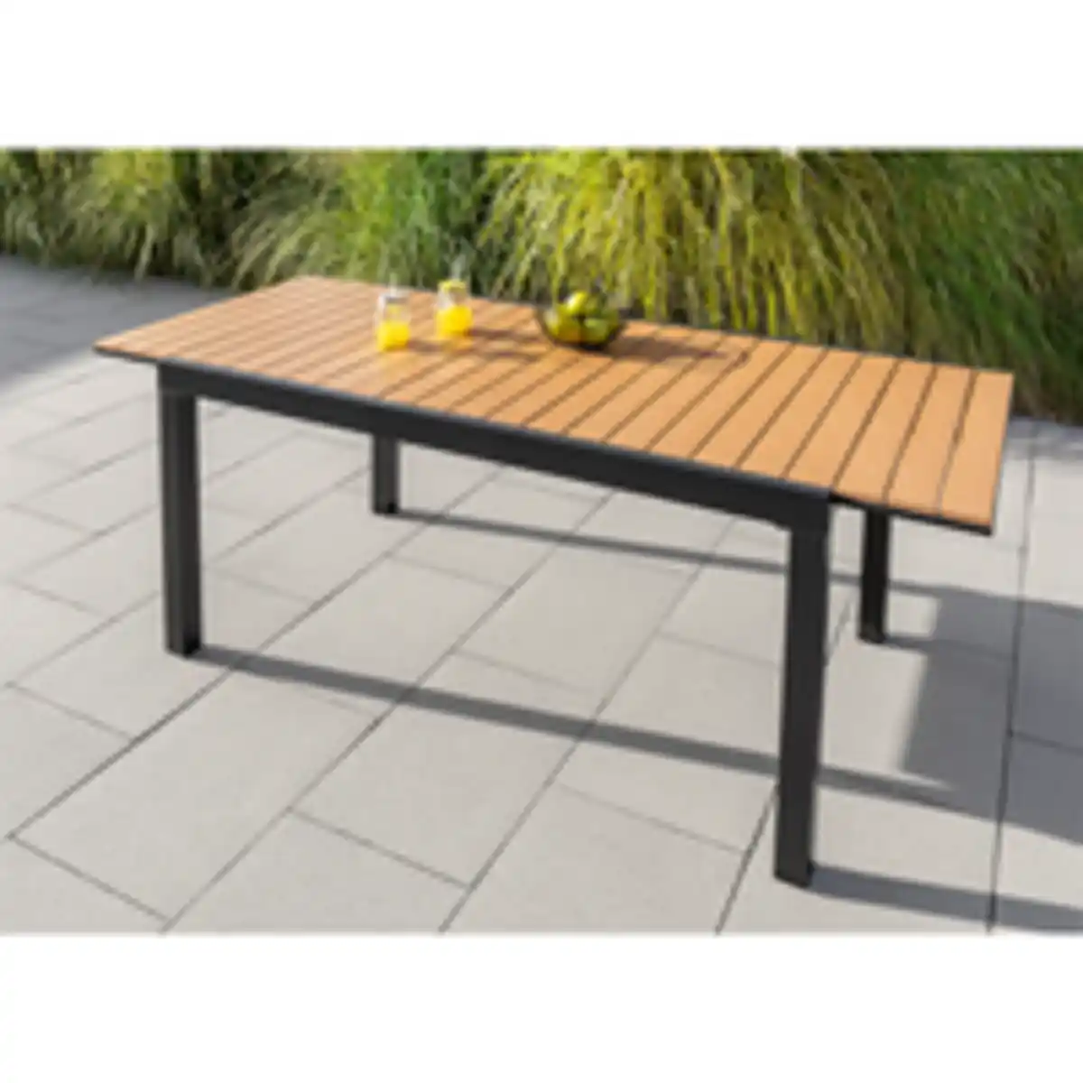 Bild 3 von Ausziehbarer Gartentisch aus Aluminium "GENUA 2.0" - Braun
