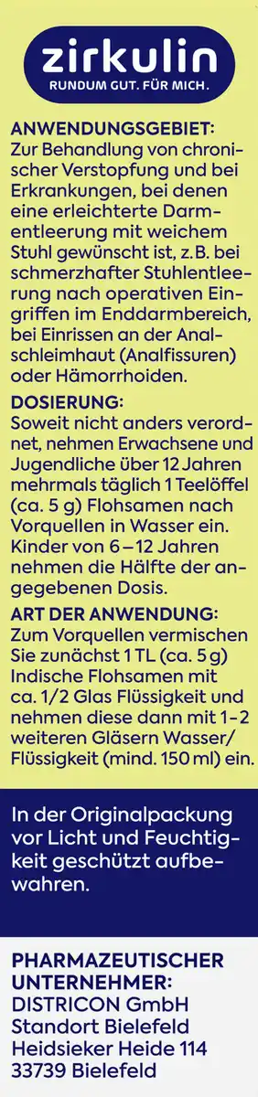 Bild 2 von Zirkulin Zirkulin Indische Flohsamen, 300 g