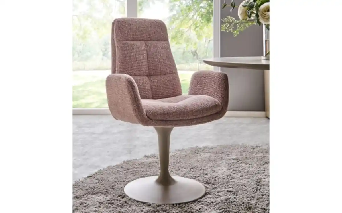 Bild 1 von Mondo - Schalen-Sessel Virello, rose/beige, inkl. Drehfunktion