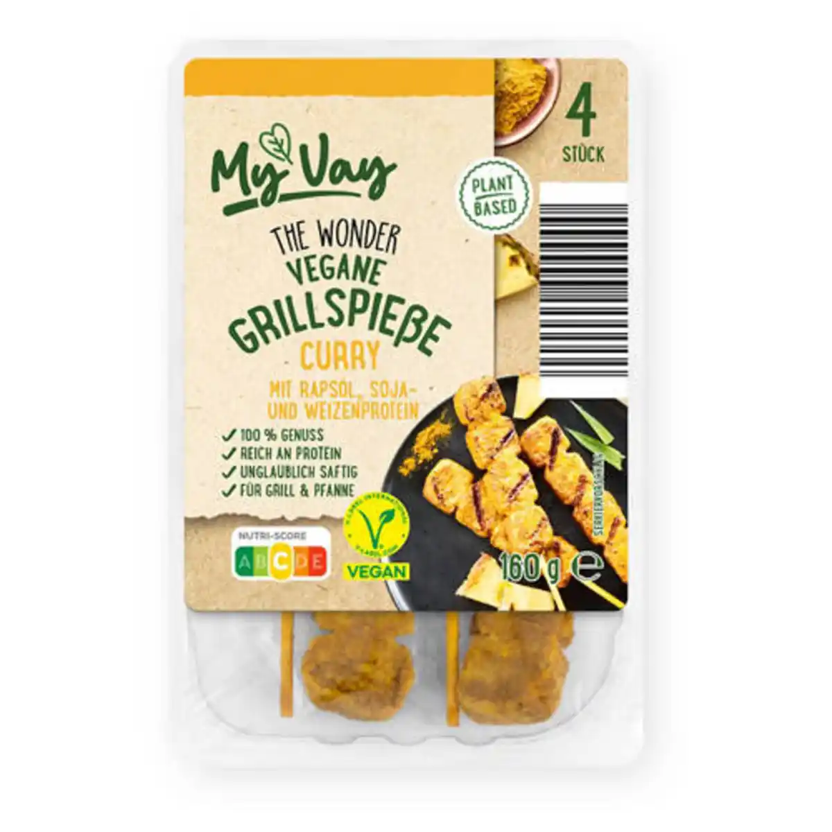 Bild 1 von MY VAY Grillspieße Curry 160 g
