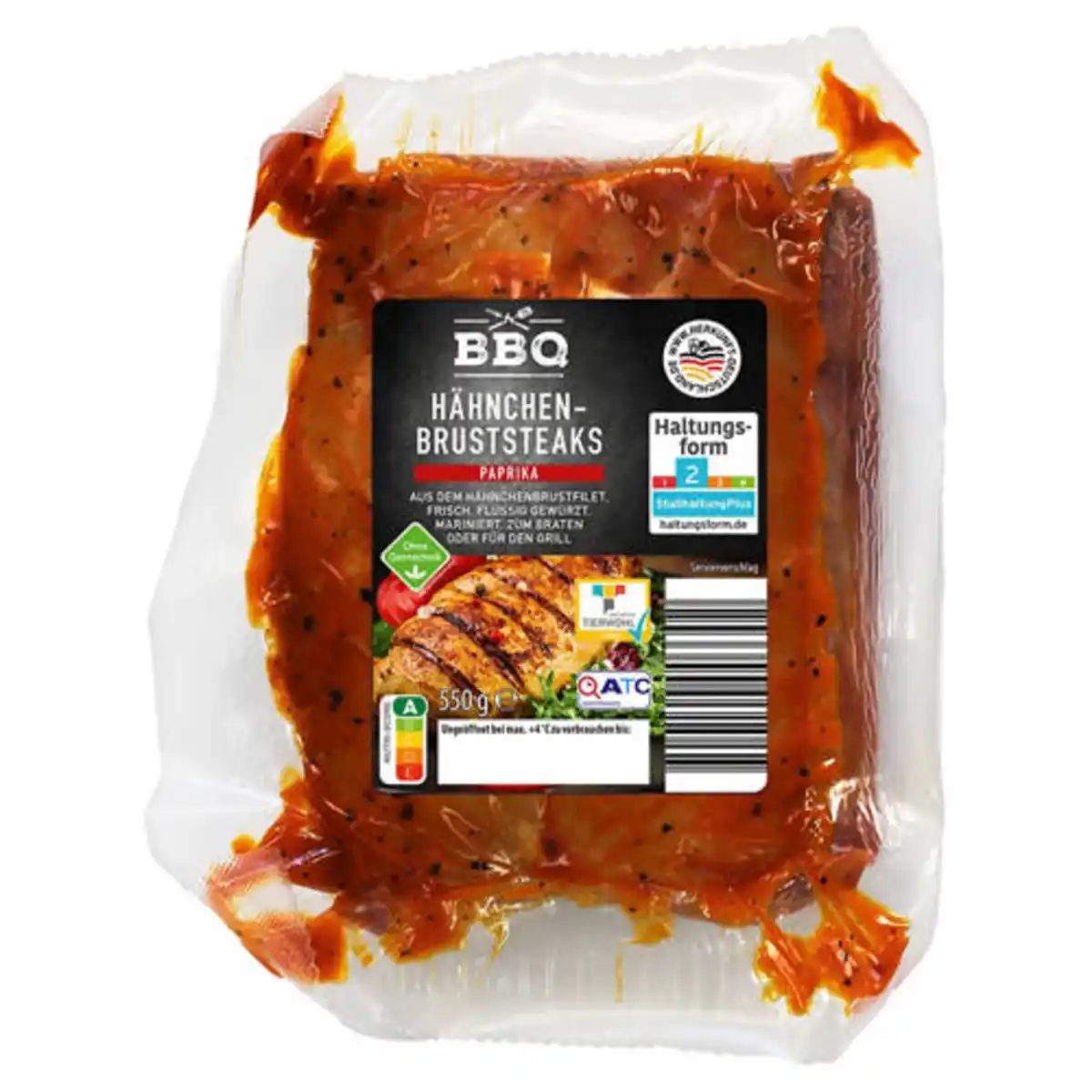 Bild 1 von BBQ Marinierte Hähnchensteaks 550 g, Paprika
