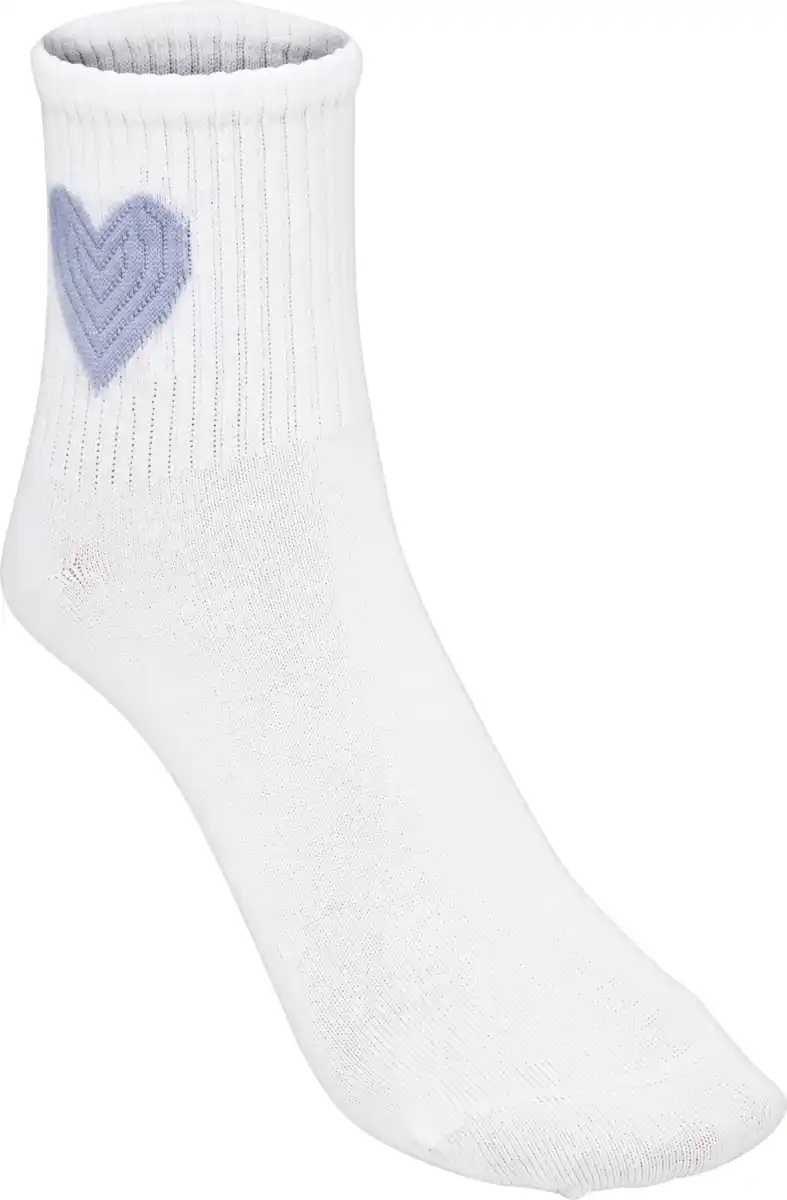 Bild 3 von under2wear 2er Pack Kurzschaftsocke OCS weiß Herz 35/38
