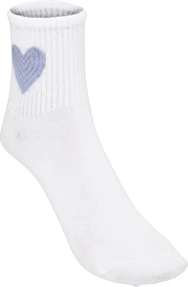 Bild 3 von under2wear 2er Pack Kurzschaftsocke OCS weiß Herz 35/38