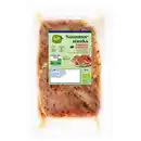 Bild 1 von Bio-Schweine Sommersteak mariniert 400 g, Tomate-Paprika