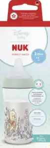 NUK Perfect Match Disney Whinnie the Puuh Trinkflasche, 3 Monate+