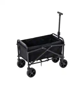 Bollerwagen, ca. 68,5 x 36 x 80 cm - Schwarz
