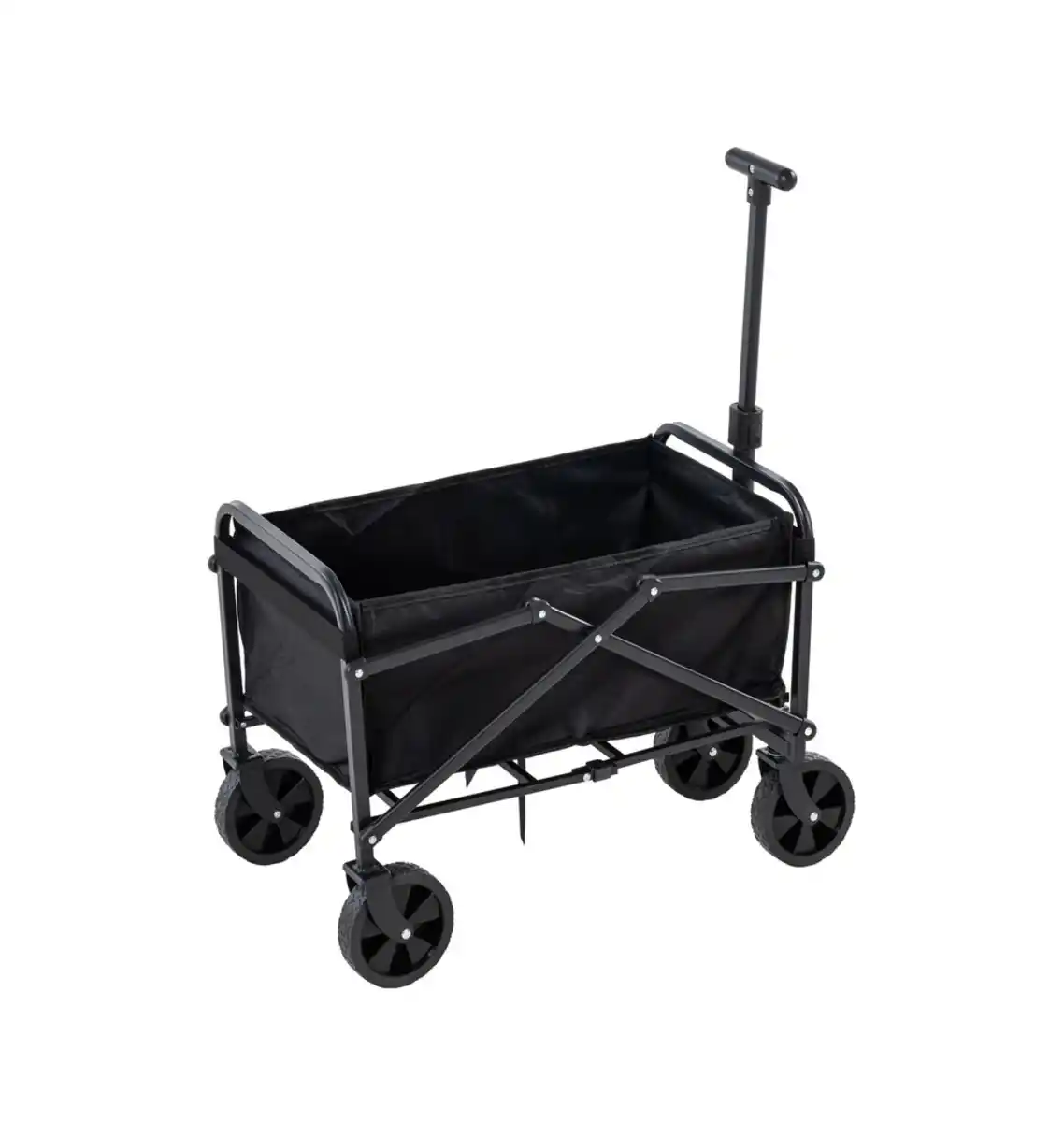 Bild 1 von Bollerwagen, ca. 68,5 x 36 x 80 cm - Schwarz
