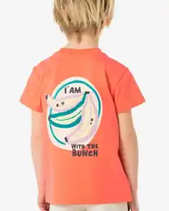 Kinder-T-Shirt, Früchte korallfarben