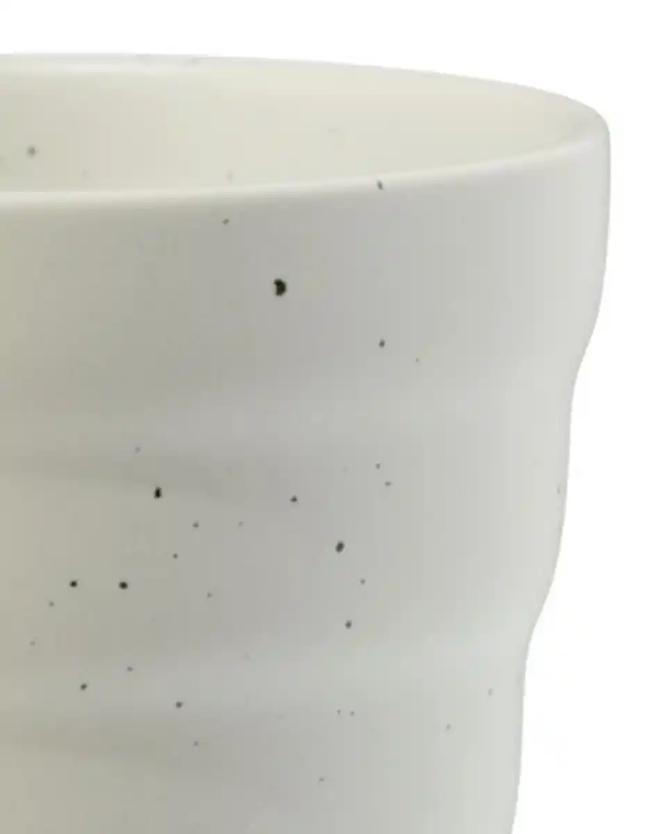 Bild 2 von Kaffeetasse 200 ml, Trend, Steingut, gesprenkelt, grau