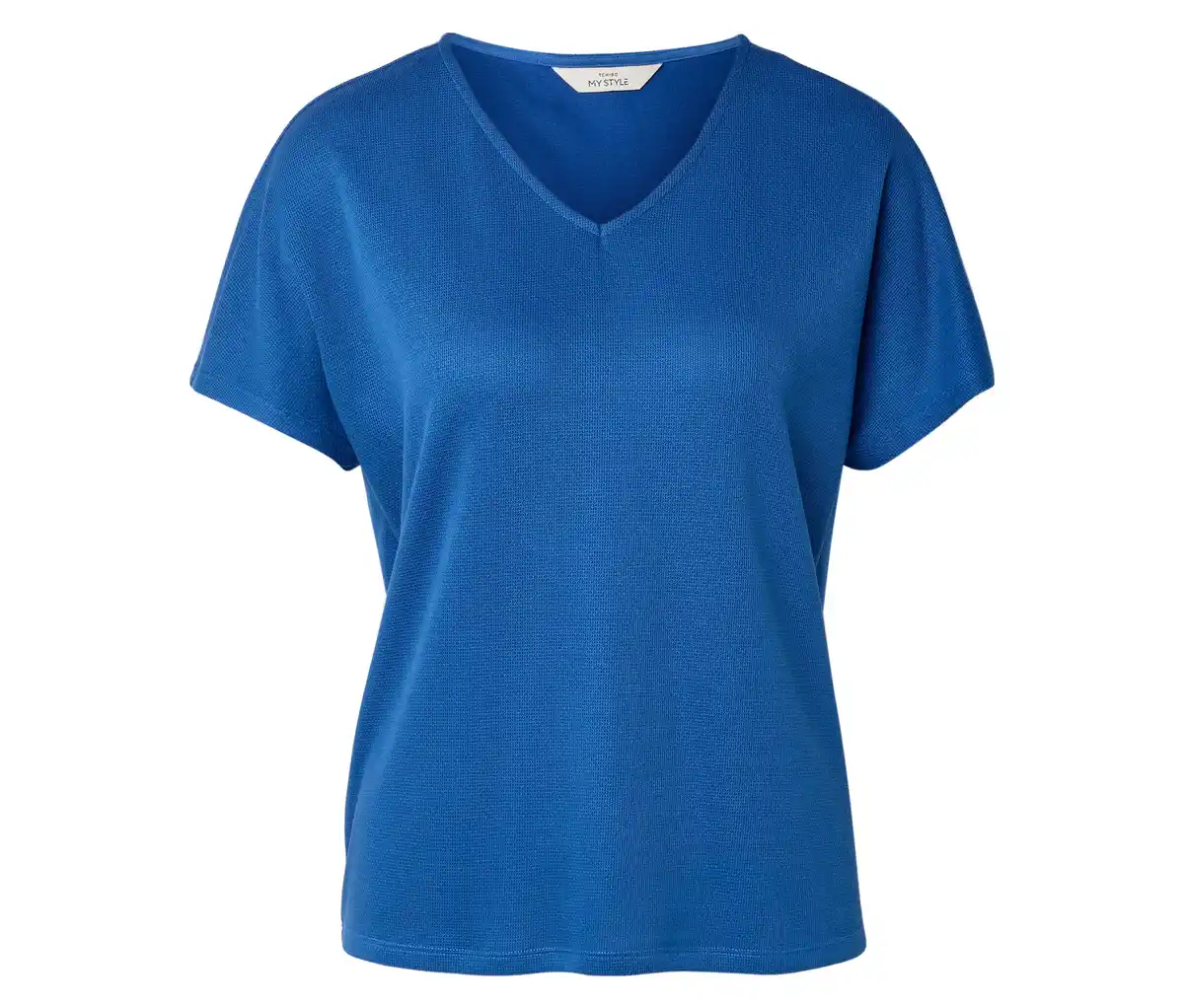 Bild 1 von Strukturiertes Shirt, blau