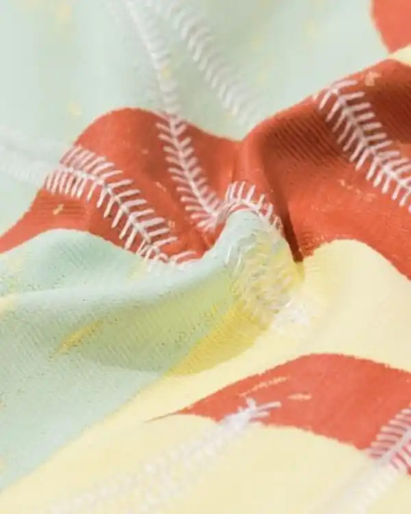 Bild 3 von Kinder-T-Shirt mit Blättern hellgelb