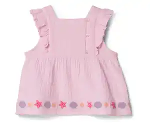 Kinder-Musselin-Bluse