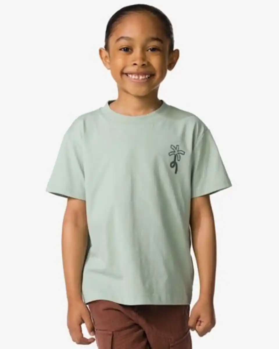 Bild 4 von Kinder-T-Shirt, Palme grün