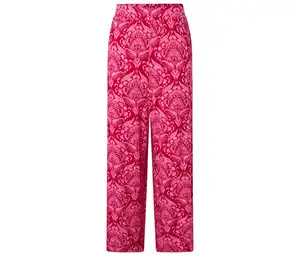 Palazzohose, pinkfarbener Alloverprint