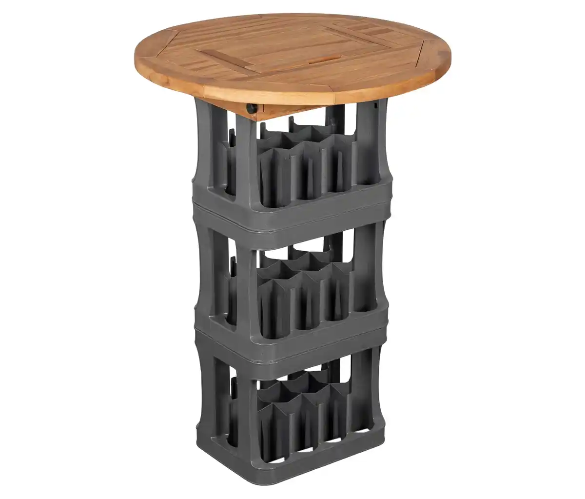 Bild 1 von deVries Teak-Tischplatte für Getränkekisten