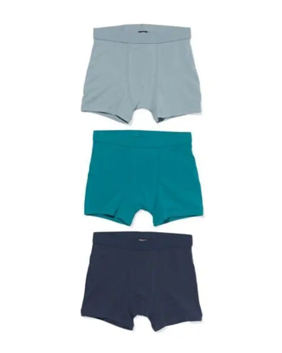 Bild 1 von Kinder-Boxershorts aus Baumwolle – 3 Stück blau