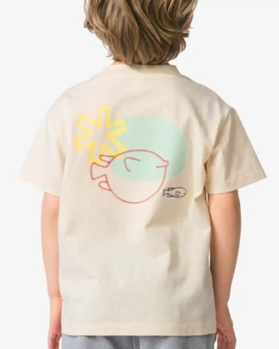 Bild 1 von Kinder-T-Shirt, Fische ecru