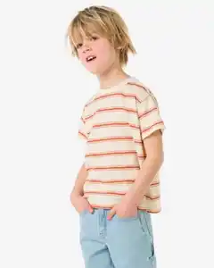 Kinder-T-Shirt, gestreift, Baummuster – 2 Stück grün