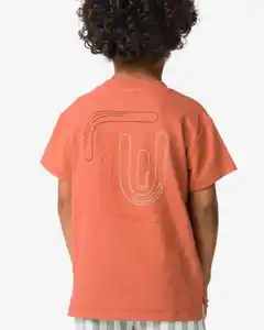 Kinder-T-Shirt grafisch hellbraun