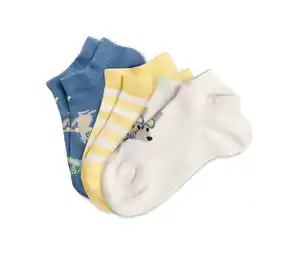 3 Paar Kinder-Sneakersocken, Känguru