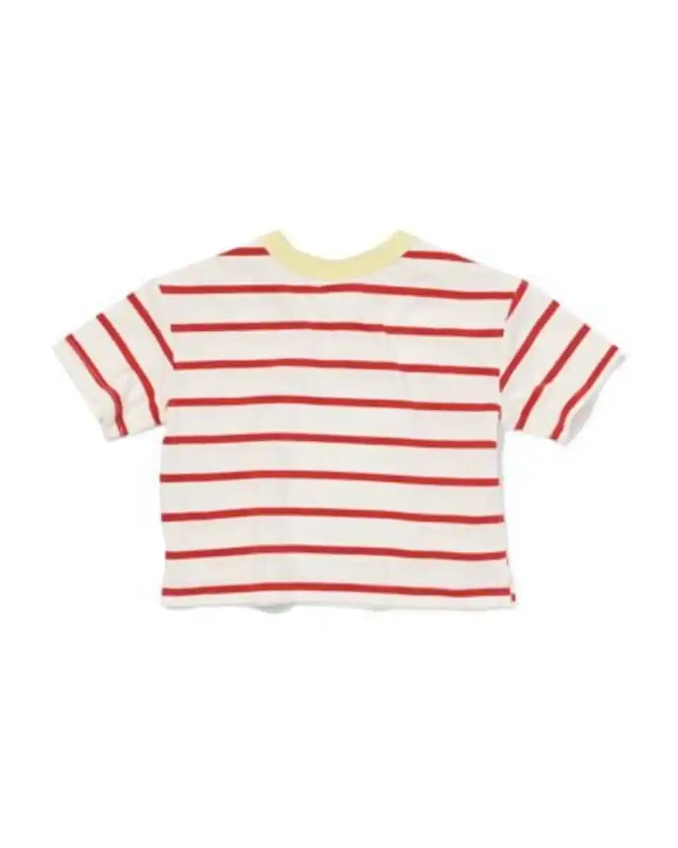 Bild 2 von Baby-T-Shirt Jersey gestreift rot