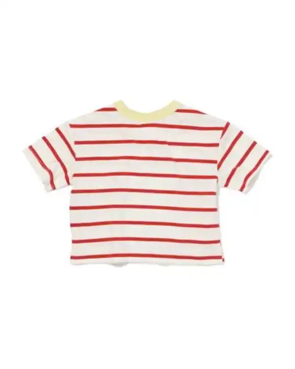 Bild 2 von Baby-T-Shirt Jersey gestreift rot
