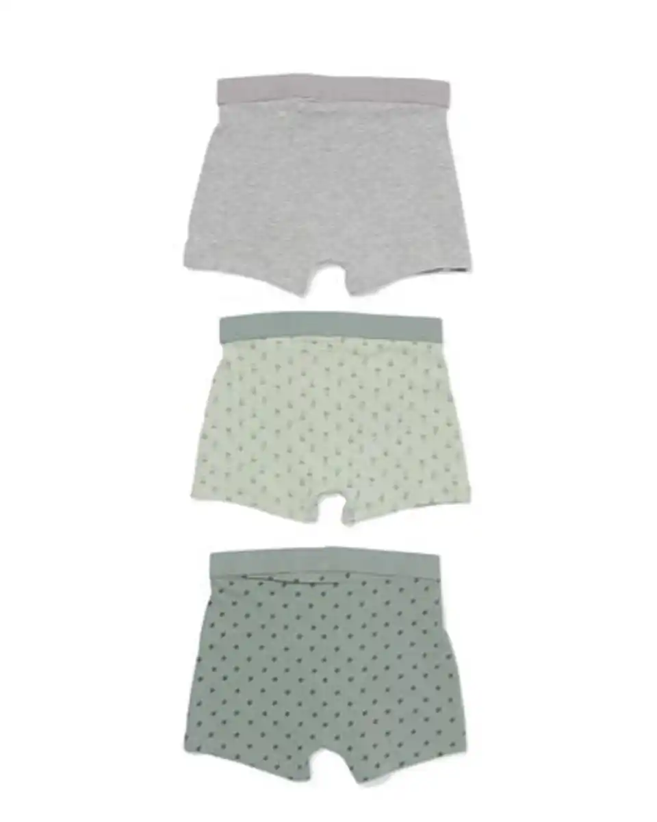 Bild 2 von Kinder-Boxershorts aus Baumwolle – 3 Stück grün